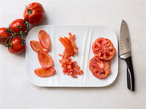 Tomaten richtig schneiden Rezept