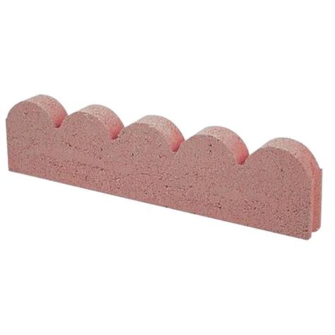 At the landscape depot we stock a range of lawn edging in aluminium and steel in various heights for all projects. Davis Block 24 in. Concrete Scallop Red Edging-B301 - The ...