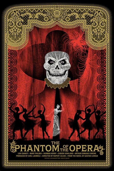 The Phantom Of The Opera Movie Poster Dark City Gallery On Behance