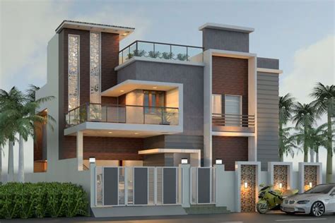 Individual Villa Contract Project At Madurai India Small House