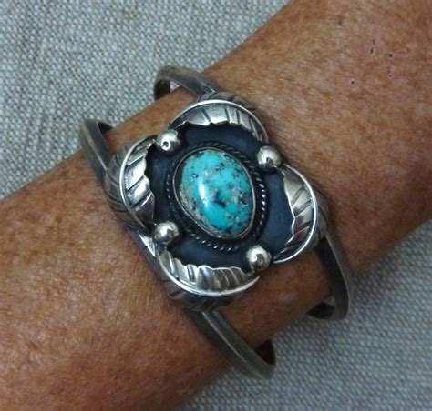 Saletotally Cool Vintage Navajo Sterling Silver And