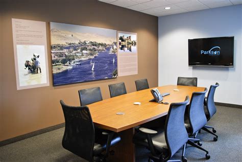 Longer meetings might require more comfortable and ergonomic seating. Signage - BlueOceanPress