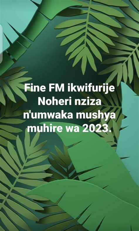 93 1 FINE FM RWANDA On Twitter