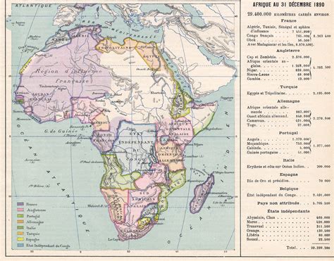 Afrique Au 31 Décembre 1890 Digital Collections At The University Of