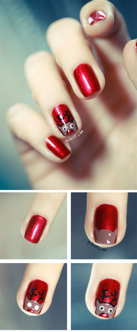 No matter if you love acrylic nails or you are really fond so what do you think about these 10 diy easy nail art designs? 16 Creative and Easy DIY Christmas Nail Art Ideas and ...