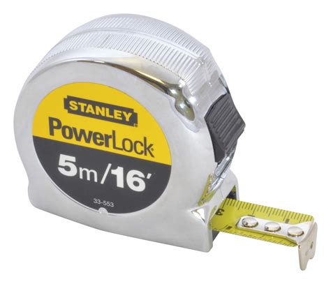 Stanley Powerlock Tape 5m16ft Tape Measures Rules And Tapes