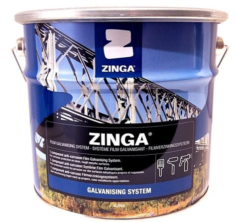zinga cold galvanising system zinc coating 5kg