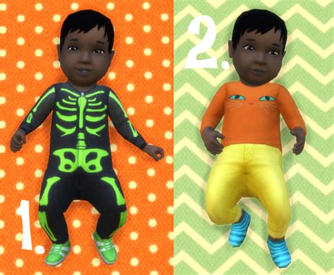Sims 4 Ccs The Best Baby Overrides By Budgie2budgie Dark Skin