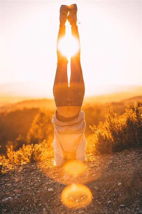 Handstand Woman Stock Photo Free Download