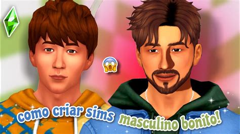 COMO CRIAR SIMS MASCULINOS BONITOS Com CC MAXIS MATCH No The Sims 4