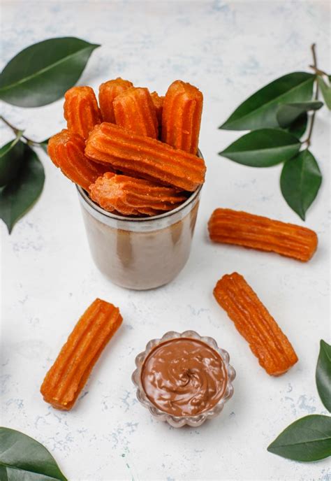 Free Photo Traditional Mexican Dessert Churros With Chocolate