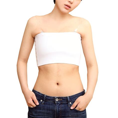 Tombabe Lesbian Chest Binders Clasp Compression Flat Strapless Tube Top Bandage Buy Online In