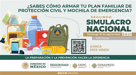 Aprende A Elaborar Tu Plan Familiar De Protección Civil Y La Mochila De