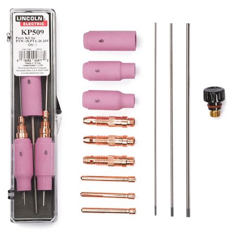 Lincoln Electric For Series Tig Consumables Kit C Kp