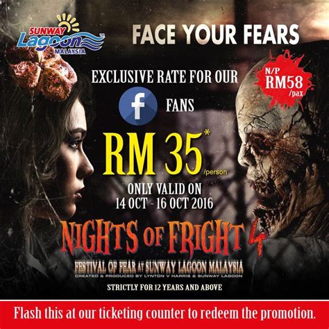 Come on down to sunway lagoon and experience nights of fright 7! Sunway Lagoon's Nights of Fright Admission Ticket RM35/Pax ...