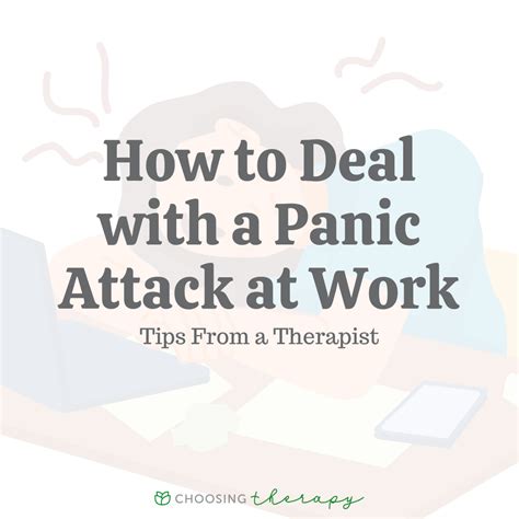 8 Tips For Handling A Panic Attack At Work