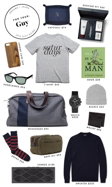 God gave us the gift of life; holiday gift guide: for your guy — Dreams + Jeans