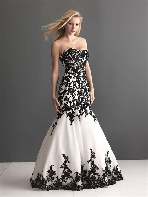 Black White Wedding Gown I Style 2616 I Stacy Bridals I