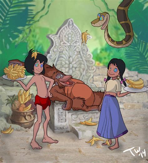 disney fun disney style the jungle book 2 mowgli king louie anime characters fictional