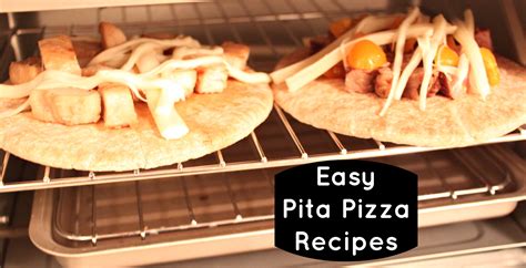 Soft pita breads made with whole wheat flour and filled with a spicy mexican bean filling that will help to keep the blood. Easy Pita Pizza Recipe - Meredith Rines