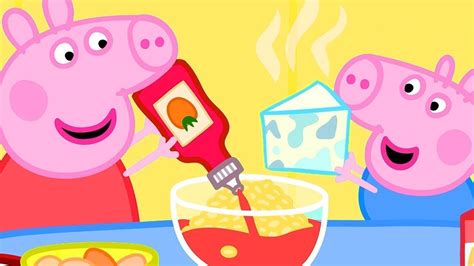 Peppa Pig en Español Cocinando con Peppa Pepa la cerdita YouTube