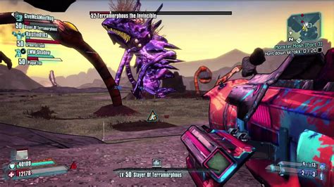 For borderlands 2 on the xbox 360, a gamefaqs message board topic titled what level would you recommend starting tvhm?. Terramorphous The Invincible LVL 52 - Borderlands 2 - YouTube