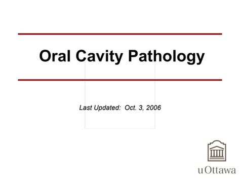 Terminology Used In Oral Pathology Dental