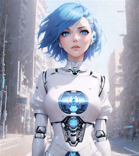 Ai Chan Robot Android Cyborg Girl 3 By Artihart On Deviantart