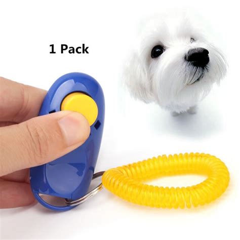 Dog Clicker Adjustable Volume Training Tool Pet Trick Click Trainer