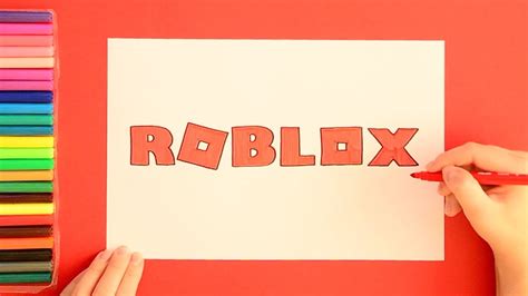 How To Draw Roblox Logo Youtube