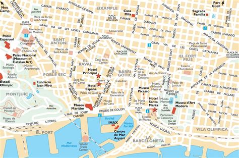 Printable Map Of Barcelona Printable Maps