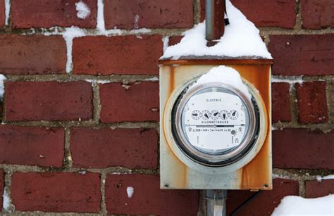Frozen Electric Meter Stock Photo Download Image Now Istock