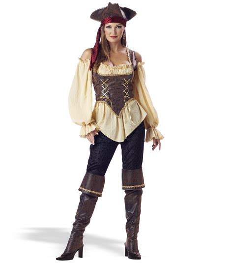 Rustic Pirate Lady Elite Adult Collection Costume