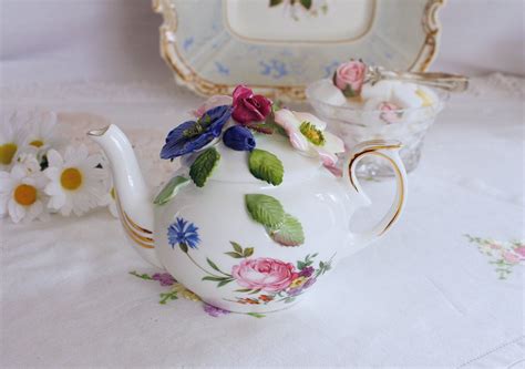 Beautiful English Teapot A Royale Stratford Fine Bone China Etsy Uk