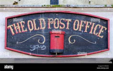 The Old Post Office Sign Hi Res Stock Photography And Images Alamy