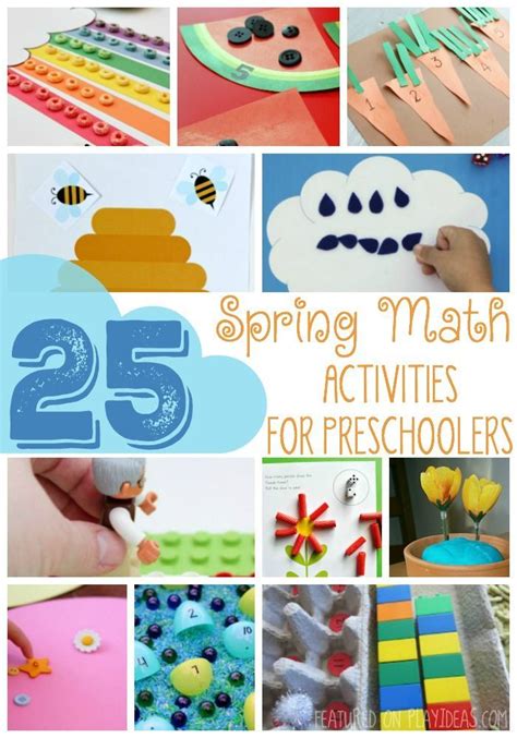 25 Spring Math Activities For Preschoolers Spring Math Activities