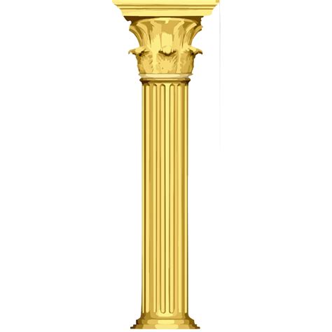 Column Clipart Gold Column Gold Transparent Free For