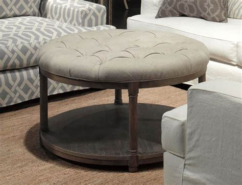 Hillsdale marsala round coffee table. 20 Best Collection of Round Upholstered Coffee Tables