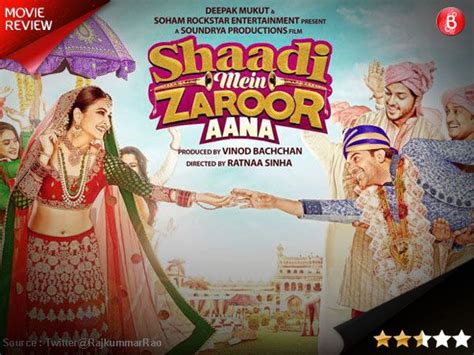 Watch online free download shaadi mein zaroor aana (2017) full hindi movie 300mb hd. Shaadi Mein Zaroor Aana movie review: A fun wedding filled ...