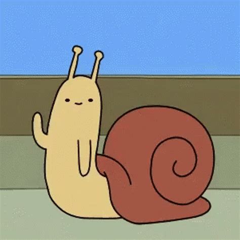 Snail Cute Slow Crawl Animation Gif Gifdb Com