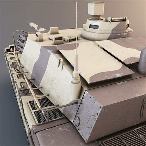 Amx 40 French Main Battle Tank 3d 3ds