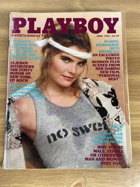 Playboy Magazine April Playmate Linda Vaughn Mariel Hemingway