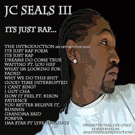 Two other major tools are meter and stress. Its Just Rap Poem | JC Seals III