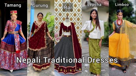 9 dresses of nepal nepali traditional dresses tamang rai limbu lepcha bhutia gurung magar
