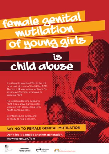 Female Genital Mutilation Poster By Lscb Teaching Resources Tes