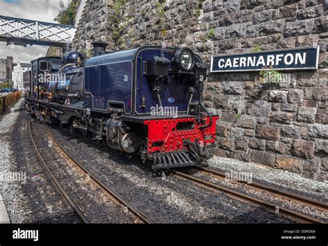 Ngg16 No87 Beyer Garratt Locomotive At Caernarfon Station Wales On