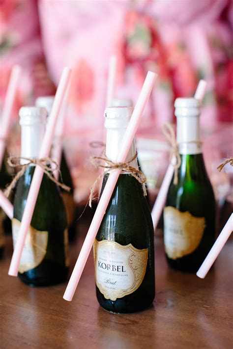 Rob And Danielle Are Married Brianna Venzke Mini Champagne Bottles Brunch Wedding Mini