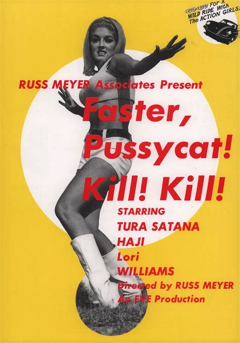 Faster Pussycat Kill Kill 1994 Japanese B5 Chirashi Flyer Etsy