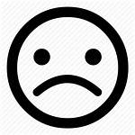 Unhappy Sad Icon Emoticon Smiley Emoji Depressed