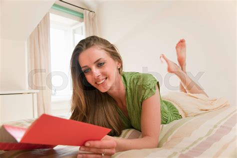 Woman In Hotel Room Stock Image Colourbox